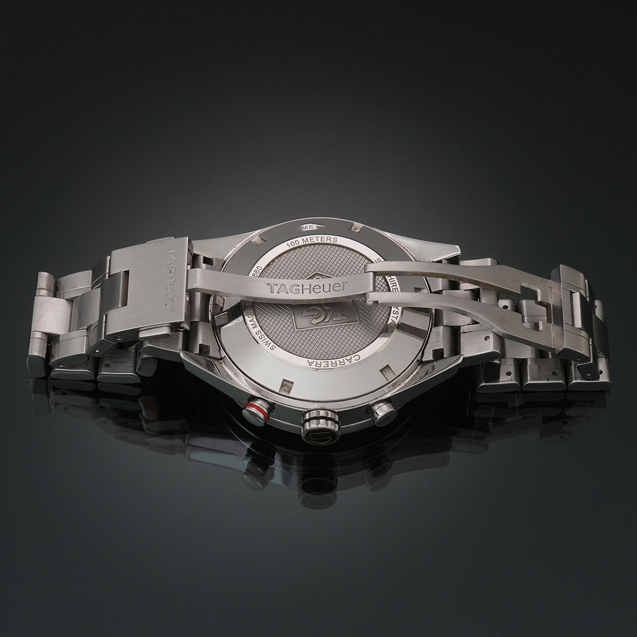 TAG HEUER(USED)태그호이어 까레라 데이데이트 스틸 크로노 CV2A10-0